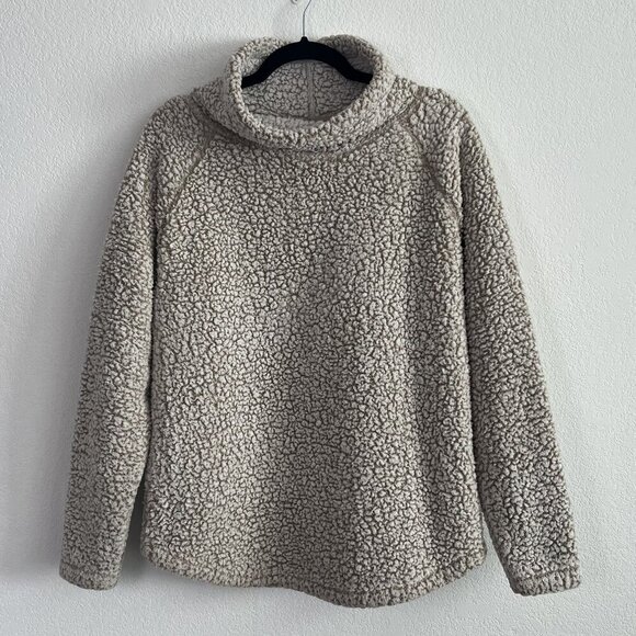Eddie Bauer Sherpa Funnel Neck Sweater - Picture 1 of 4